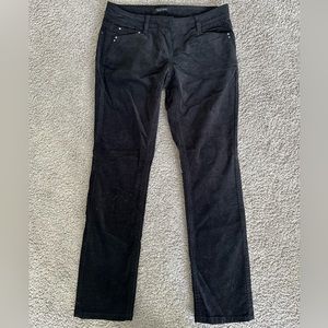 White House Black Market 4 Short Black Corduroy Pants